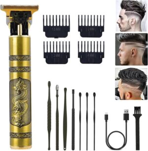 Professional Rechargeable Hair Trimmer – Dragon Design | Precision Cutting for Men